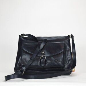 Patricia Nash Kirby East West Leather Crossbody - Oceano